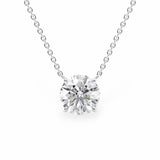 Round Solitaire Pendant