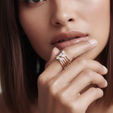 The Promesse Ring — lab diamond promise ring in 14k yellow gold by Tang & Co.