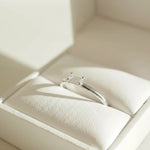 The Promesse Ring — lab diamond promise ring in 14k white gold by Tang & Co.