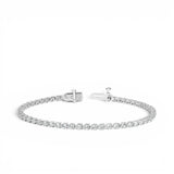Three-Prong Lab Diamond Tennis Bracelet - 3 CTW