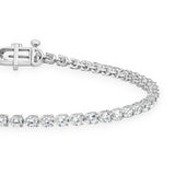 Three-Prong Lab Diamond Tennis Bracelet - 3 CTW