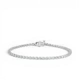 Three-Prong Lab Diamond Tennis Bracelet - 3 CTW