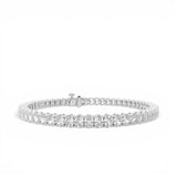 Oval Cut Lab Grown Diamond Tennis Bracelet - 5 CTW