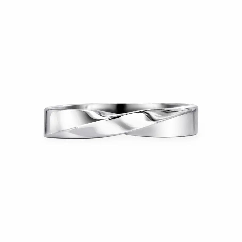 The Center Twist Band Men's Wedding Bands