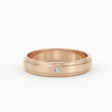 Accented Stepped Edge Flat Band