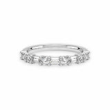 Baguette & Round Wedding Band