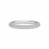 Micropavé Half Eternity Ring