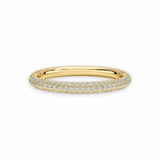 Micropavé Half Eternity Ring