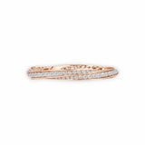 Twisted Pavé Eternity Band